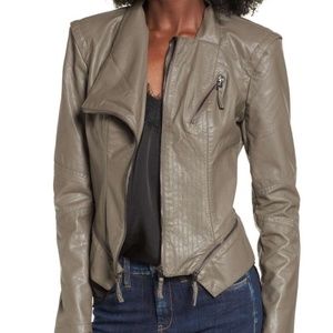 BlankNYC FAUX LEATHER JACKET IN PIECE OF CAKE NWT Size M